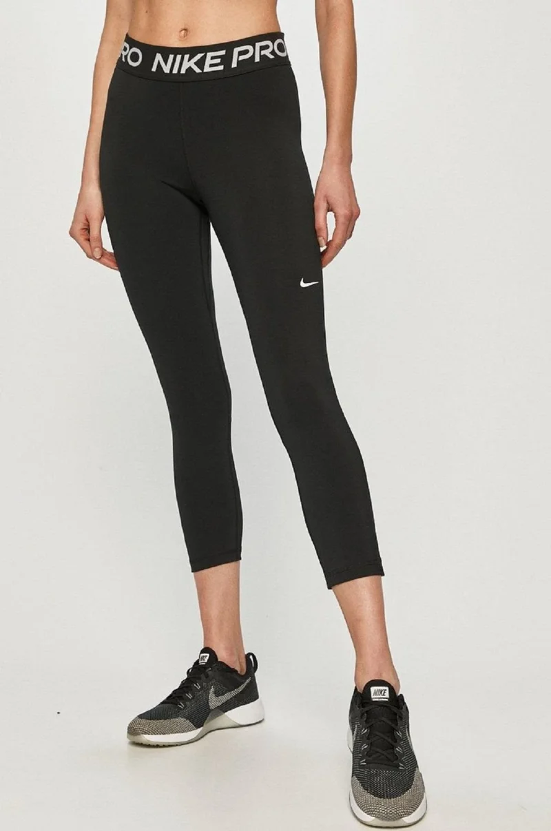 Nike Pro 365 Women's Regular Waist Cropped Mesh Paneled Tights