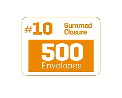 Aimoh #10 Single Left Window Envelopes -Gummed Closure -Size 4-1/8x9-1/2 Inches -24LB-500 Count(35410) - Image 4