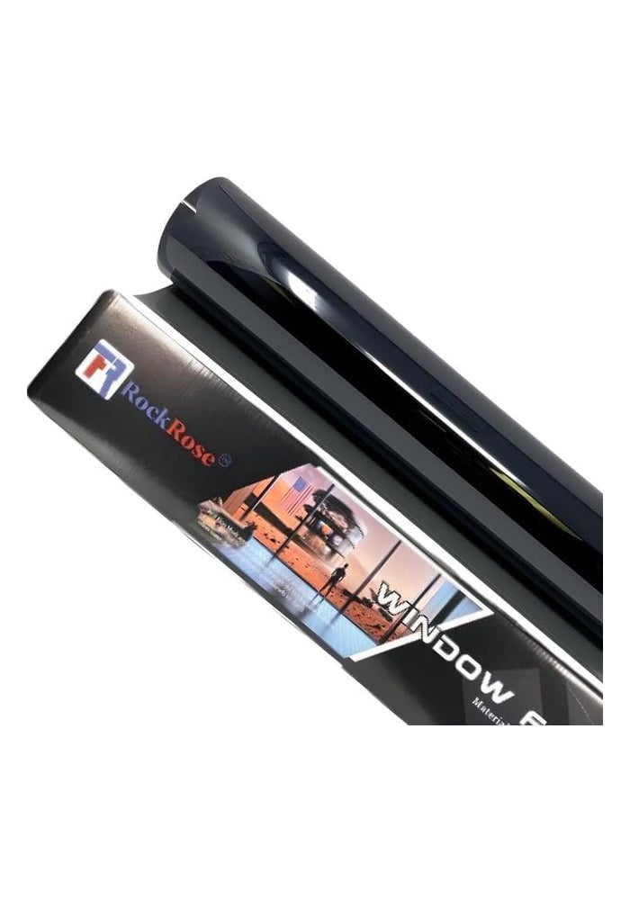 RockRose Charcoal 2PLY Premium Carbon 20% VLT Car Tint 36 in x 15 FT - Image 1