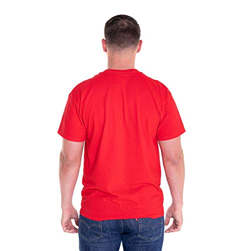LIFEGUARD Officially Licensed Short Sleeve Crew Neck T-Shirt for Men Women Unisex Tee Red XX-Large - Image 3