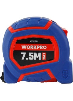 WORKPRO WP261010 7.5MX25MM/25FT. Nylon Coated Yellow Steel Tape Measure  - Image 3