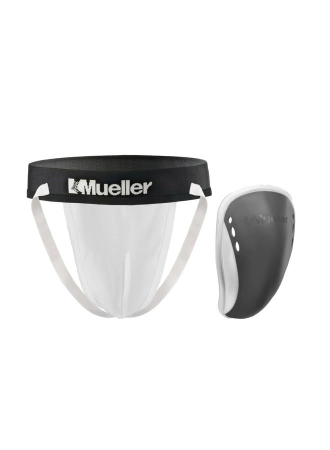 Mueller Adult Athletic Supporter w/Flexshield - Image 1