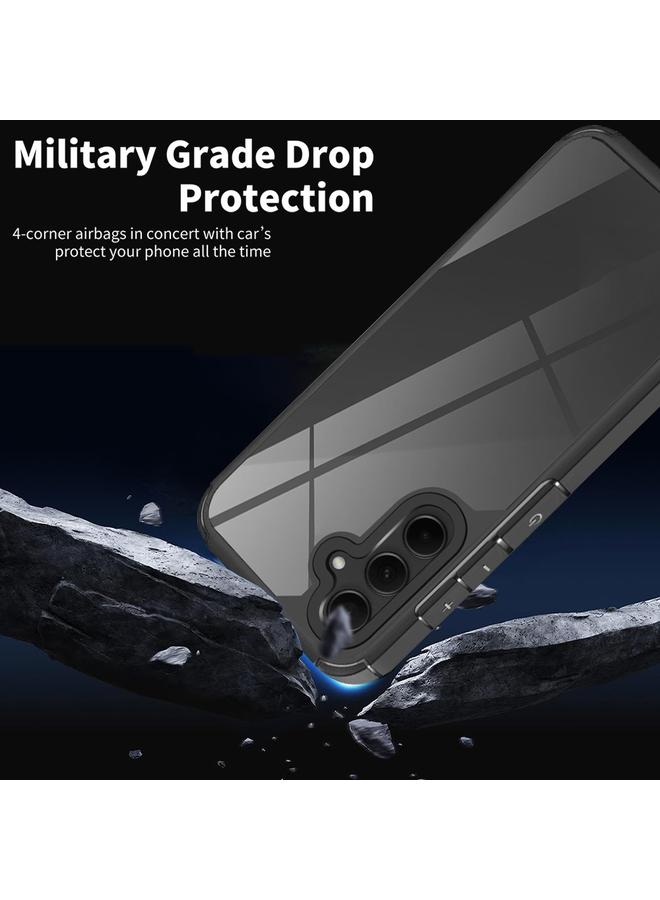 S-TOP Case For Samsung Galaxy A05s Acrylic+TPU Transparent Shockproof Phone Case - Image 4