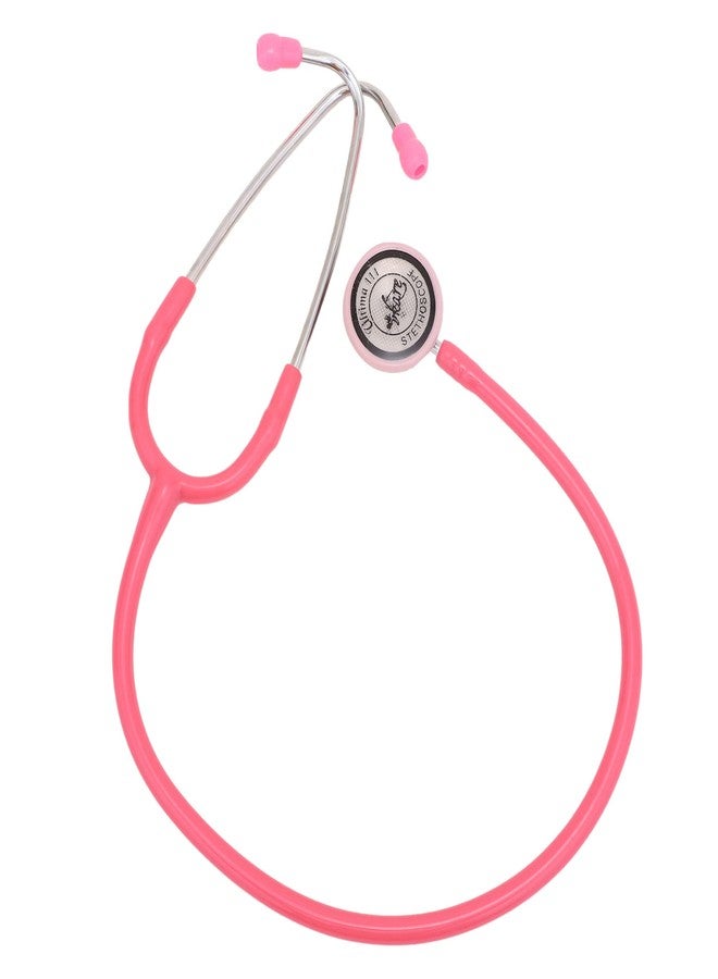 Vkare Adult Stainless Steel Stethoscope - Ultima 111- Pink Colour - Image 2