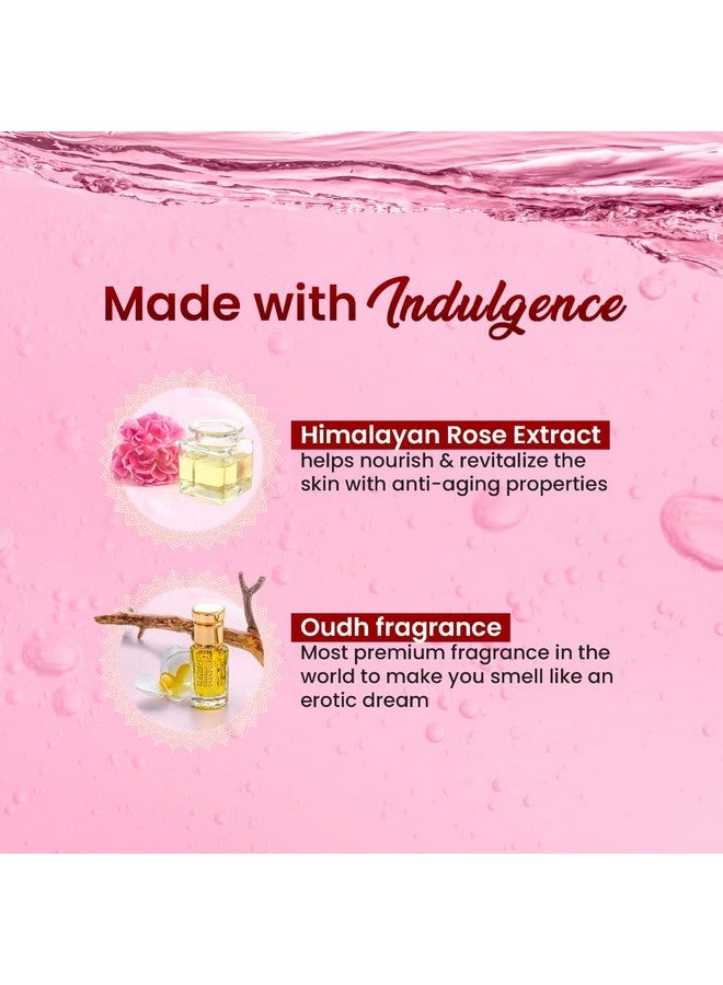 دابر [تم إطلاقه حديثًا] جل استحمام جولاباري بورد الهيمالايا والعود 250 مل برائحة حسية وغسول للجسم الفاخر وتوهج الورد المشع - Image 3