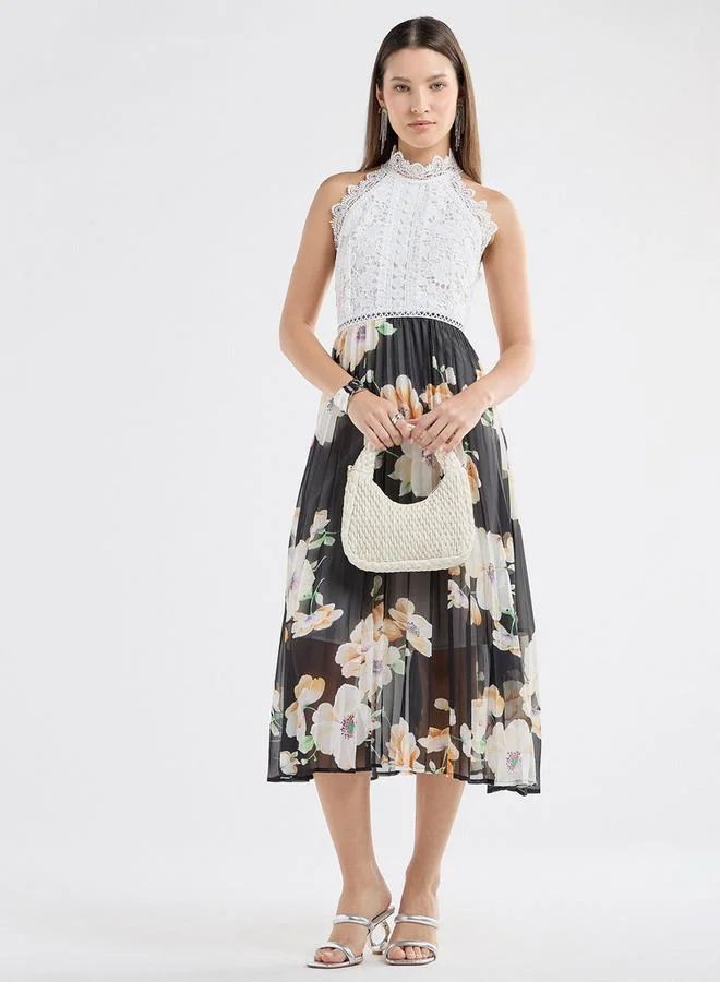 Splash FAV Floral Chiffon Dress
