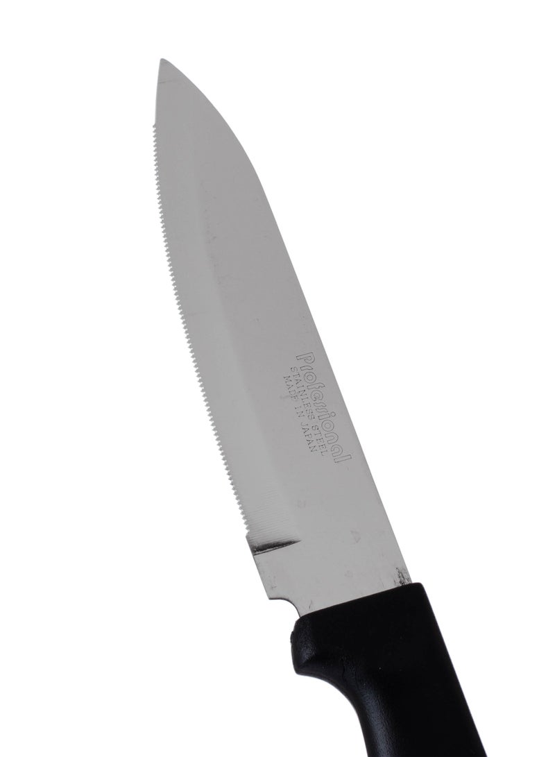 Dania 12 Pieces Japanese Fruit Knives Set Black Stainless Steel - Image 4