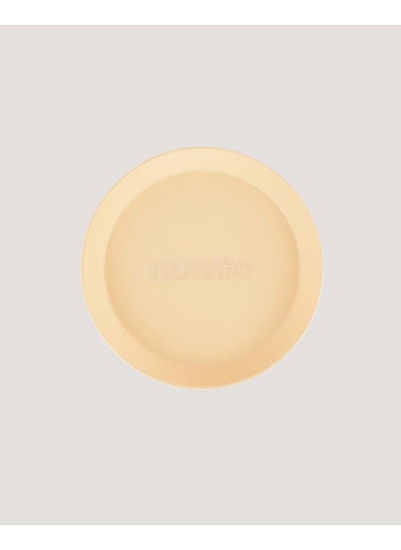 2-Piece Round Plate Peach-Vanillia