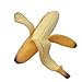 funnysquee Banana Squishies Stress Relief Soft Scented Simulation Bananas Fruit Squeeze Toys Cute Birthday Gift Novelty Toy for Kids Yellow Banana - Image 2