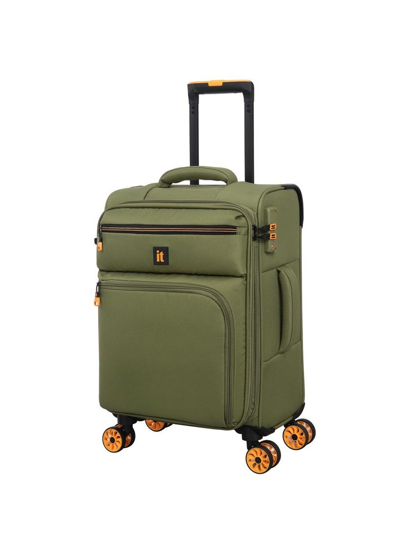 it Luggage it luggage Compartment, Unisex Polyester Material Soft Case, 8x360 Degree Spinner Wheels, Expandable Trolley Bag, Telescopic Handle, TSA Lock, 12-3149-08, Lightweight  - Image 1