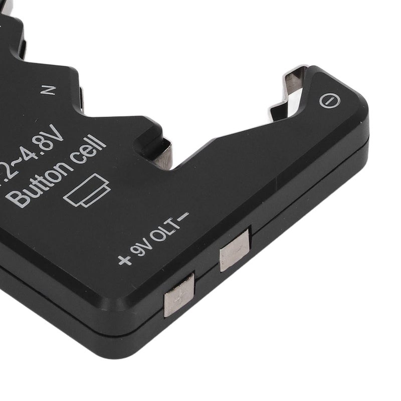 مقياس دقة سعة البطارية أداة عرض رقمية موثوقة لبطاريات AA AAA 6F22 9V 1.5V سهلة الحمل للاستخدام اليومي أسود - Image 5
