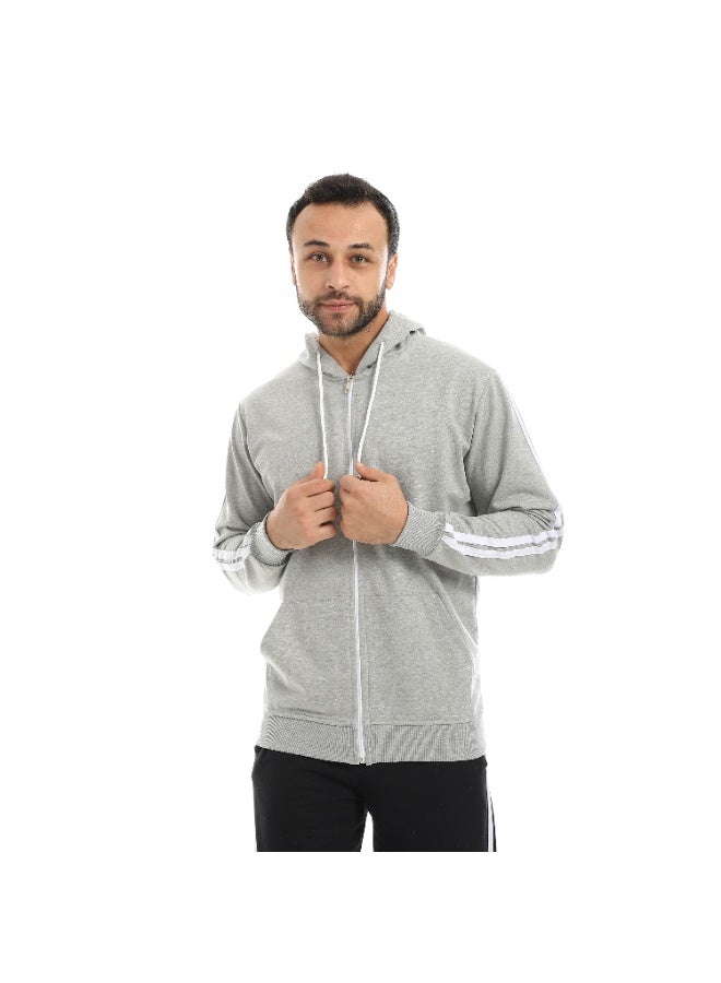 Red Circle Sweatshirt Hoodie & Zipper men - Image 4