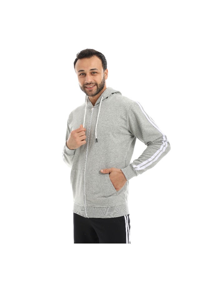 Red Circle Sweatshirt Hoodie & Zipper men - Image 1