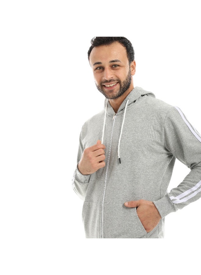 Red Circle Sweatshirt Hoodie & Zipper men - Image 3