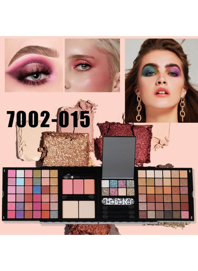 Miss Rose M 98 Color All In One Gift Makeup Kit Set, Include Eyeshadow Facial Blusher Eyebrow Powder Face Concealer Eyeliner Pencil And A Mirror,Makeup For Women Full Kit（379N) - Image 3