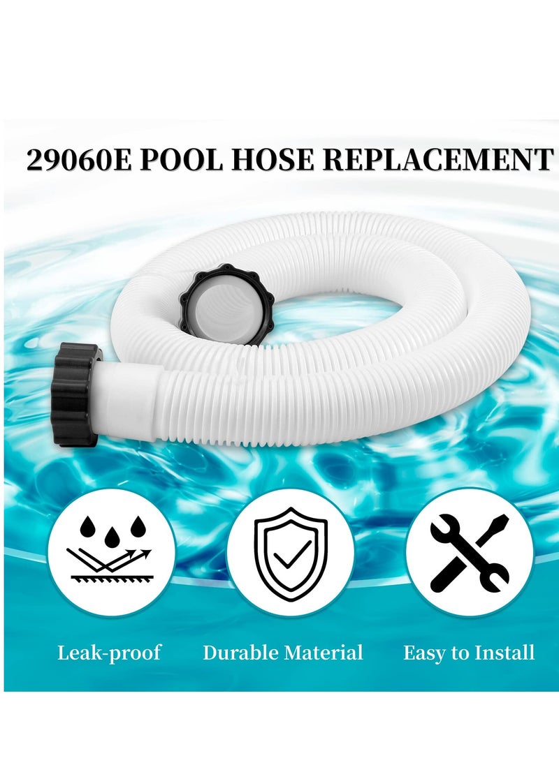Excefore - Pool Pump Hoses Adapter - 1.5" Diameter, 59" Long, Pool Replacement Hose for Above Ground Pools, Compatible with Intexx, Coleman Filter Pumps, Sand Filters & Saltwater Systems 2 Pack - Image 1