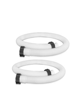 Pool Pump Hoses Adapter - 1.5" Diameter, 59" Long, Pool Replacement Hose for Above Ground Pools, Compatible with Intexx, Coleman Filter Pumps, Sand Filters & Saltwater Systems 2 Pack
