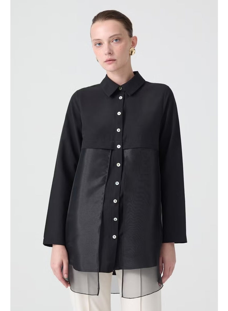 Touche Organza Detailed Shirt - Image 1