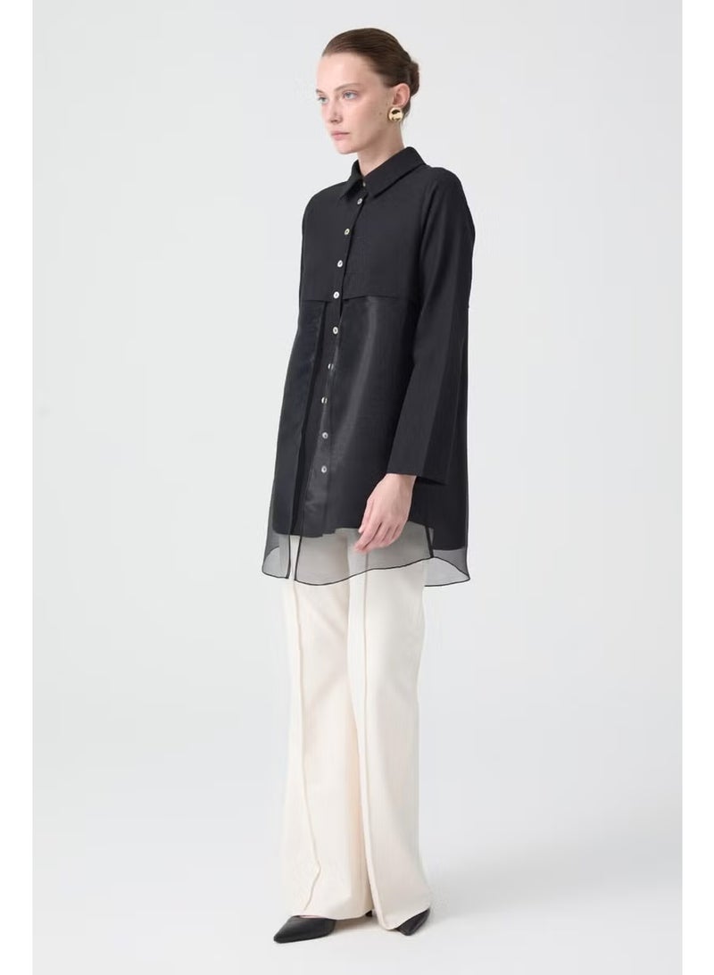 Touche Organza Detailed Shirt - Image 3