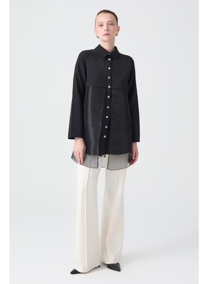 Touche Organza Detailed Shirt - Image 2