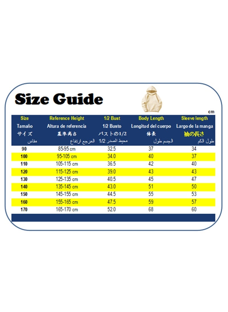 ويني بي هودي قطن للأطفال صبيان وبنات | سترة شتوية للشباب مع جيب، سترة ربيعية دافئة | مقاسات من الرضع إلى المراهقين من 2-16 سنة - Image 4