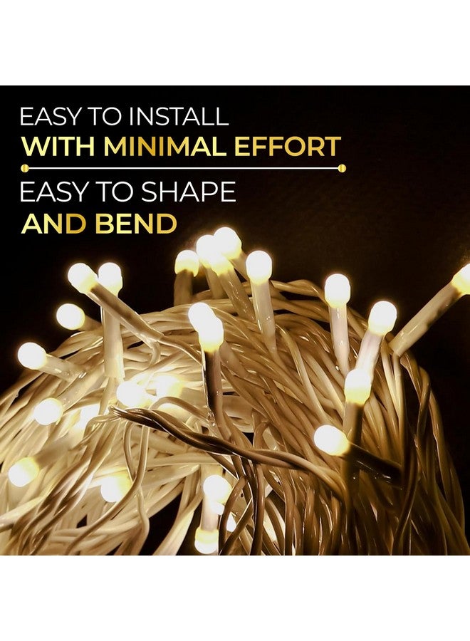 Lexton Lunar Decorative String Light/Fairy Light | 75 LEDs | Plug Sourced | Suitable for Home & Outdoor Decoration, Diwali, Christmas, Wedding, Party, Lawn (Pack of 1, Warm White) - Image 5