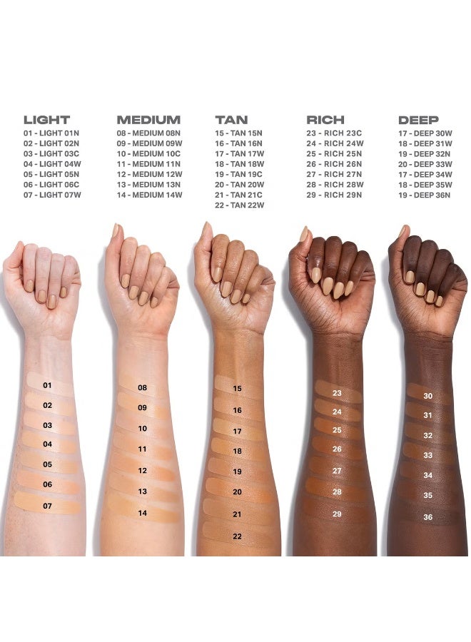 Morphe Lightform Extended Hydration Foundation - 21 - Tan 21C 30ml - Image 4