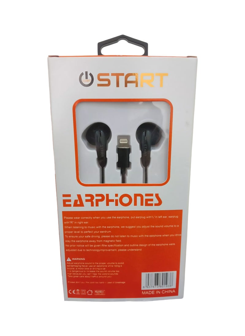 Start - Earphone Earbuds With Lightning Connector For Apple and iPhone Devices - Image 1