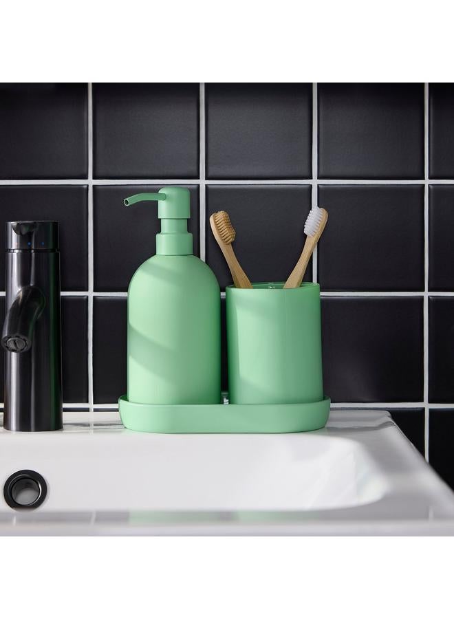 erorex 3-Piece Bathroom Set, Light Green - Image 2