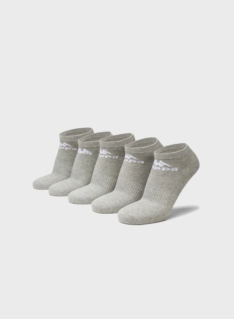 Kappa 5 Pack Kane Design Ankle Socks
