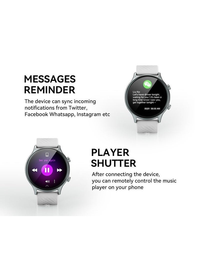 BWOO 1.39" Screen IP67 Waterproof Sport Fitness Smart Watch with 2 Straps - Image 5