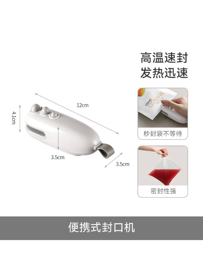 Kitchenware Portable Sealer | Vacuum Sealer | Portable Charging Mini Hand-Press Heat Sealer for Snack Bags | Locks in Freshness | Long Battery Life - Image 1