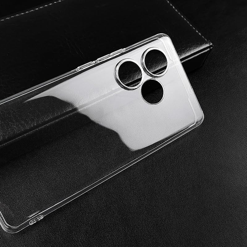 Nishtech غطاء خلفي شفاف هجين ناعم رفيع مضاد للغبار لجهاز Realme GT 6T 5G مع حماية الكاميرا - Image 4