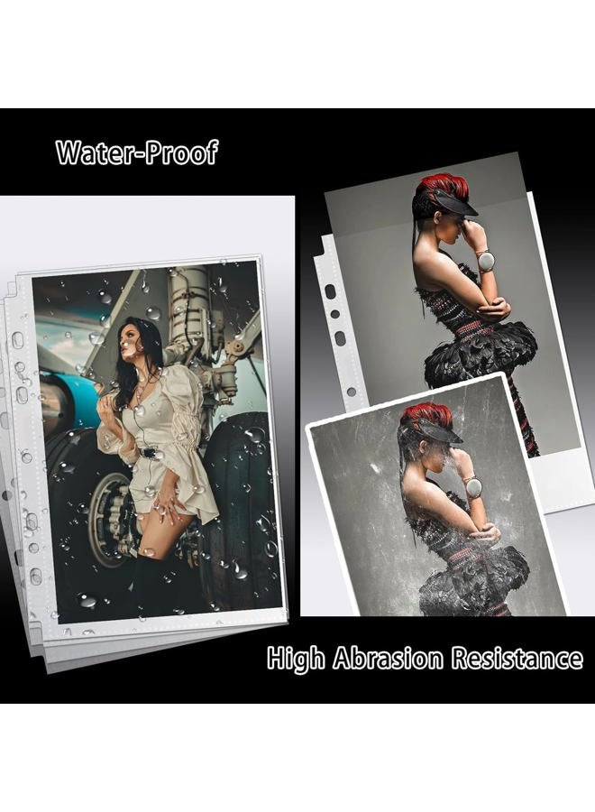 AZATUS 40 Pack Sheet Protectors 5.5x8.5"Photocard Sleeves for 6 Ring A5 Binder, A5 Binder 6 Ring (80 Pockets) - Image 5