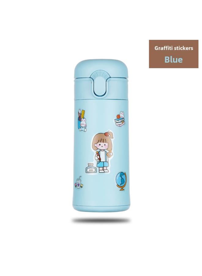 Beauenty Fashion Cartoon Glass Bouncing Drinking Cup Portable Student Water Cup 