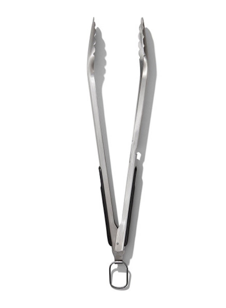 OXO Good Grips Grilling Tongs with Built-In Bottle Opener - Image 1