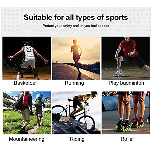 PISIQI Knee Pads Compression Pads Long Leg Sleeve Collision Avoidance Brace Protection Knee Sleeve for Basketball Football Volleyball Cycling (1 Pair) - Image 5