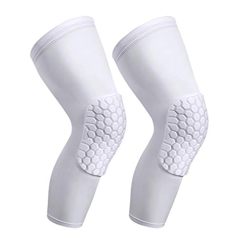 PISIQI Knee Pads Compression Pads Long Leg Sleeve Collision Avoidance Brace Protection Knee Sleeve for Basketball Football Volleyball Cycling (1 Pair) - Image 1