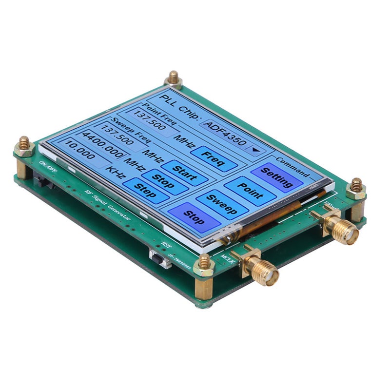 Signal Generator Full Touch Screen RF Sweep Frequency PC Control with Data Cable ADF4350/ ADF4351 - Image 2
