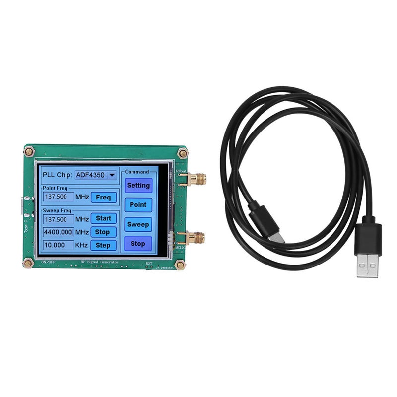 Signal Generator Full Touch Screen RF Sweep Frequency PC Control with Data Cable ADF4350/ ADF4351 - Image 3