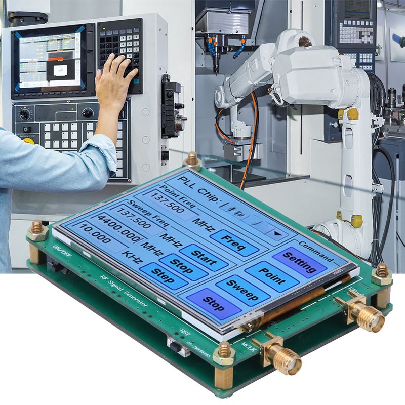 Signal Generator Full Touch Screen RF Sweep Frequency PC Control with Data Cable ADF4350/ ADF4351 - Image 1