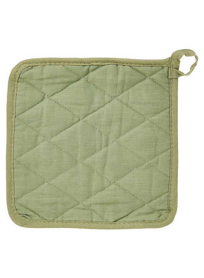 Princess 2-Piece Gloves/Oven Mitt And Pot Holder Set Sage Green  - Image 3
