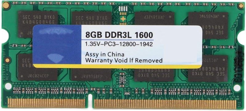 ذاكرة الوصول العشوائي العامة DDR3L، أداء عالي 4 جيجابايت 8 جيجابايت 1600 ميجاهرتز 1333 ميجاهرتز ذاكرة لابتوب، مع مقاومة تبديد الحرارة، لأجهزة الكمبيوتر المحمولة (1600 ميجاهرتز 8 جيجابايت) - Image 1