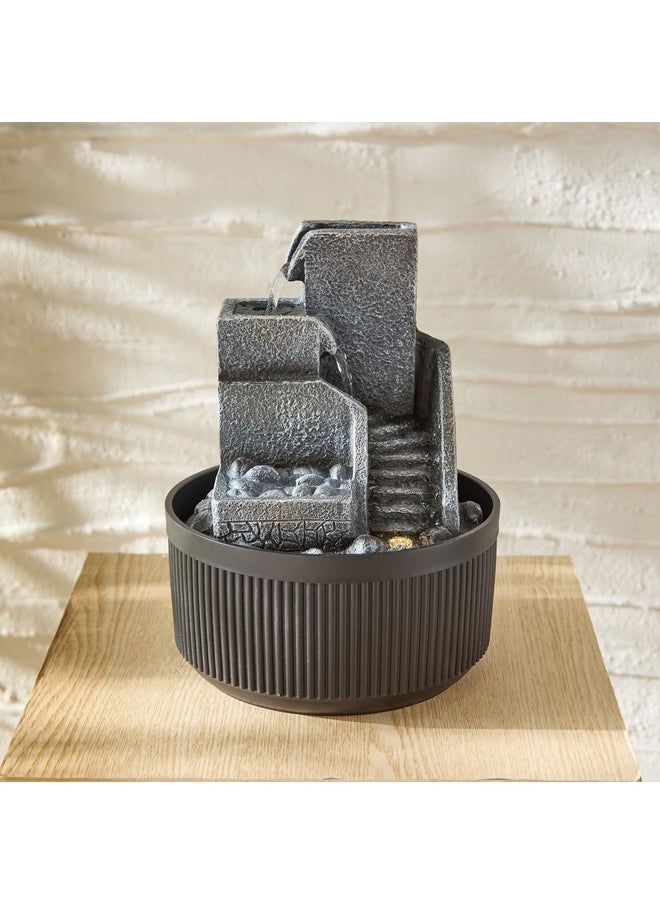Home Box Belen Modern Fountain with LED Head Light 17 x 17 x 22 cm  - Image 2