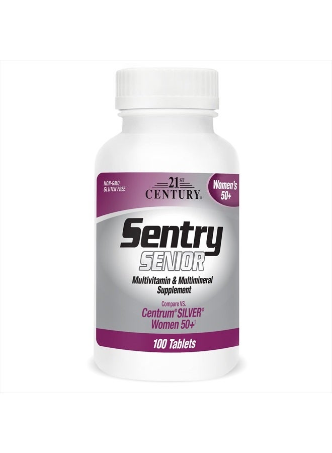 21st Century Sentry Senior Women 50 Plus Tablets, 100 Count (27542) - Image 1