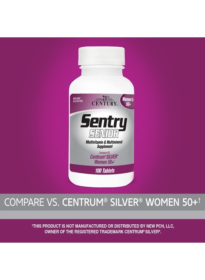 21st Century Sentry Senior Women 50 Plus Tablets, 100 Count (27542) - Image 2
