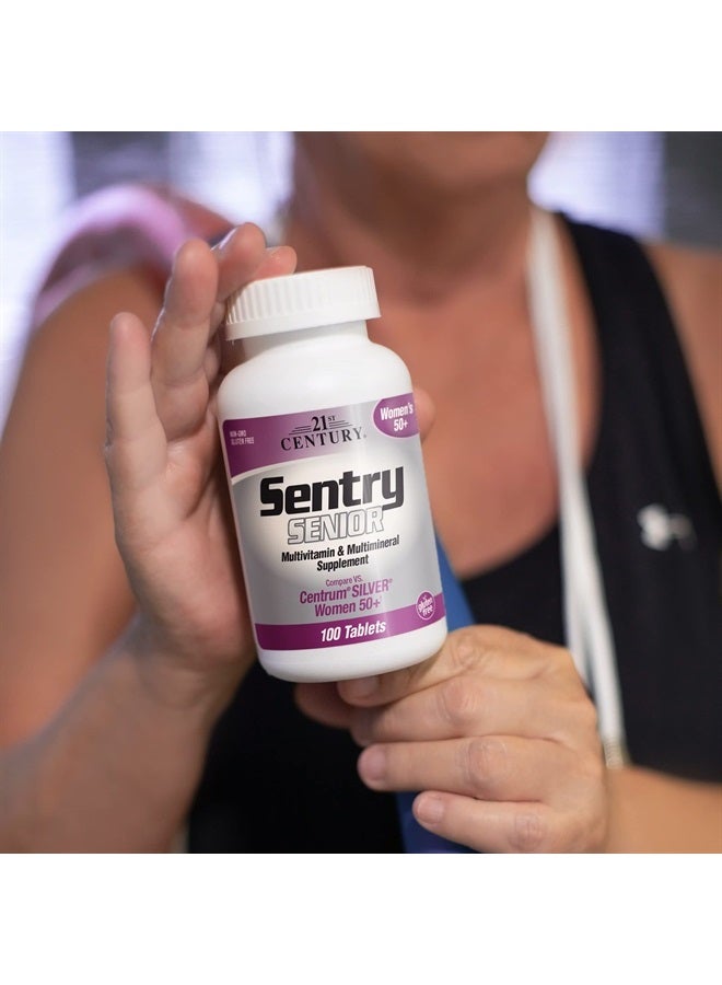 21st Century Sentry Senior Women 50 Plus Tablets, 100 Count (27542) - Image 4