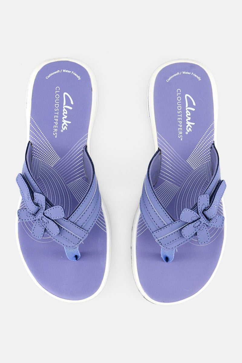 clarks Kids Girl Brinkley Arlak Slip On Sandal, Lavender - Image 3