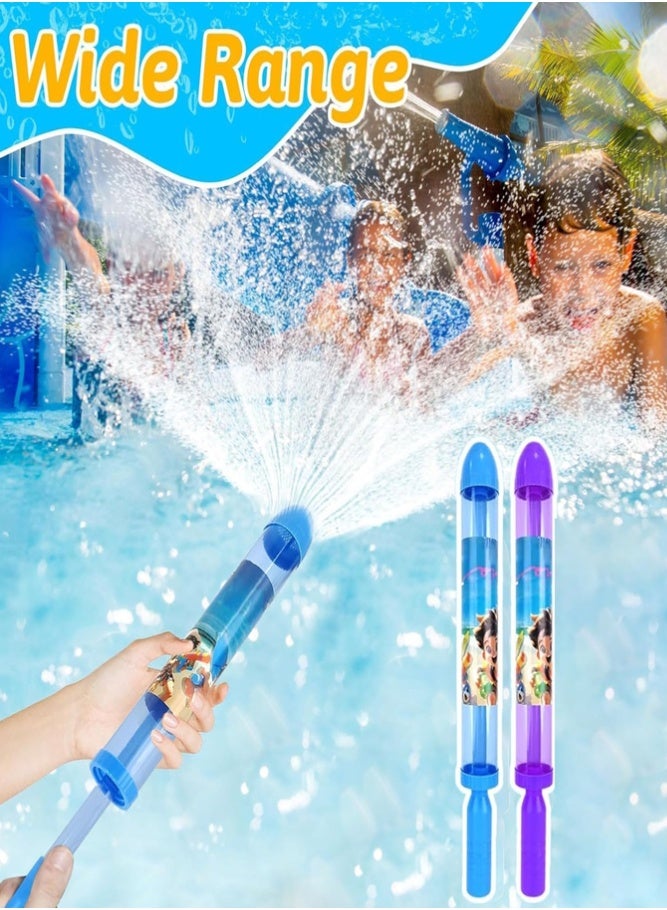 BELLSBERRY 2 Pack Firework Water Gun Toy – High Pressure Pull-Out Water Blaster for Party & Outdoor Play - Image 4