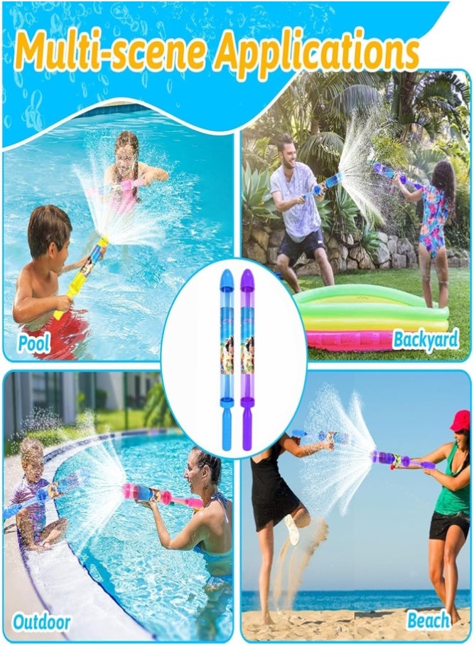 BELLSBERRY 2 Pack Firework Water Gun Toy – High Pressure Pull-Out Water Blaster for Party & Outdoor Play - Image 5